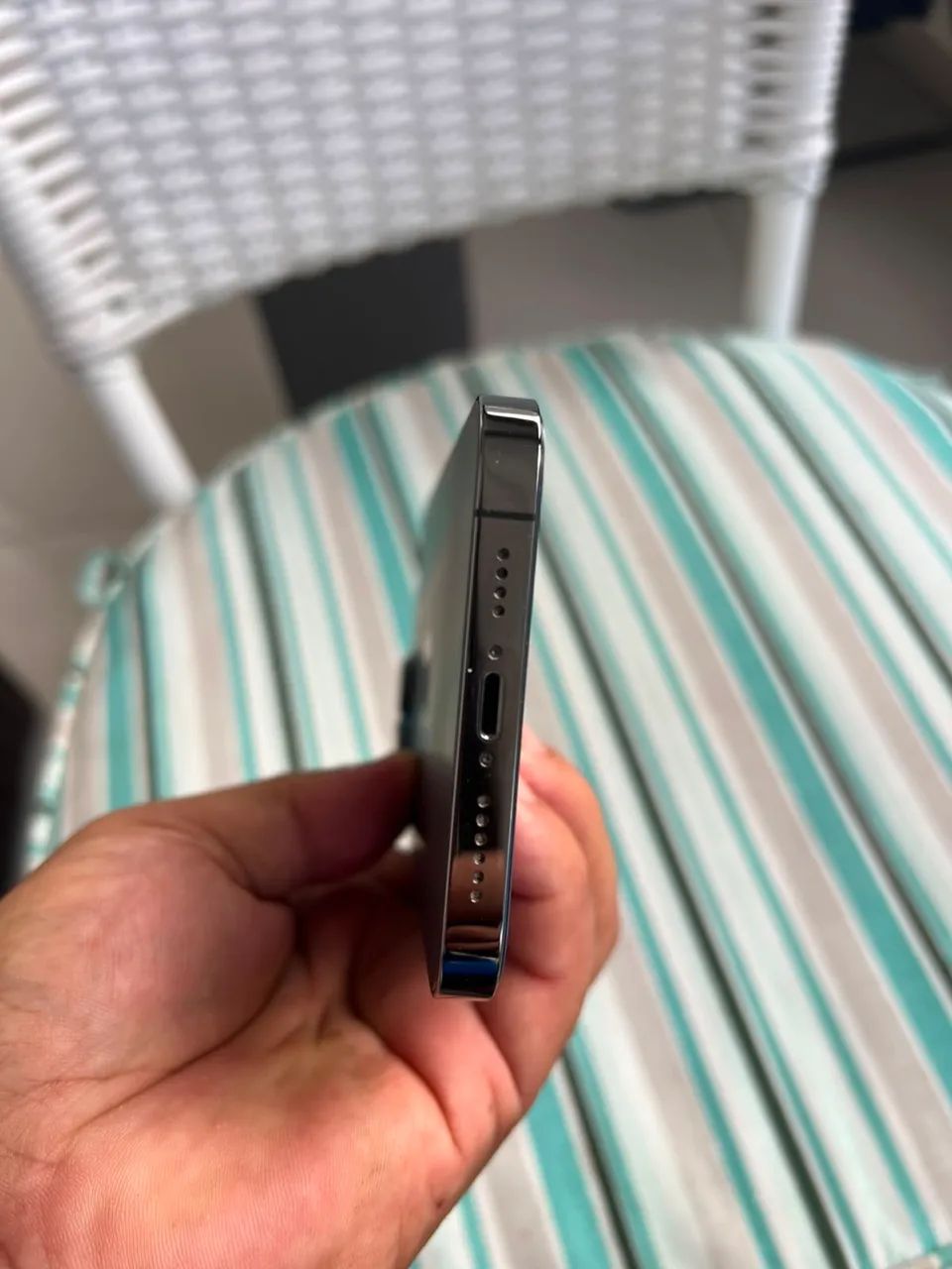 iPhone 13 Pro Max grafit sem marca de uso 128 gb - Foto 4