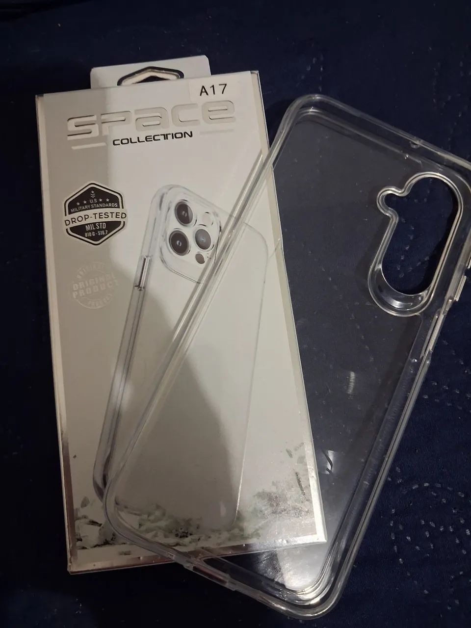 Capa pra celular space transparente pra a17