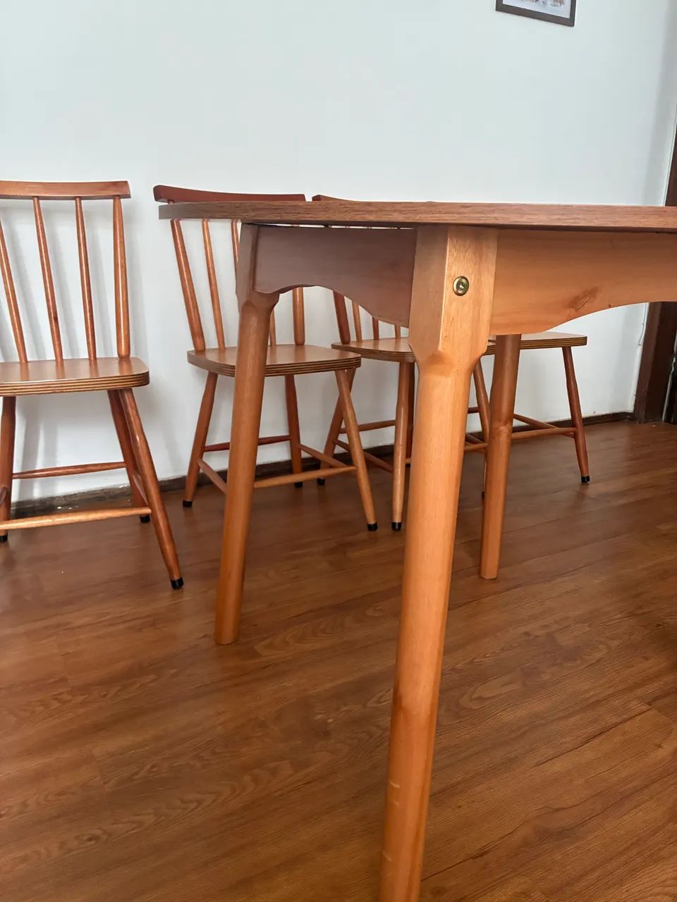 Conjunto mesa + 4 cadeiras  - Foto 4