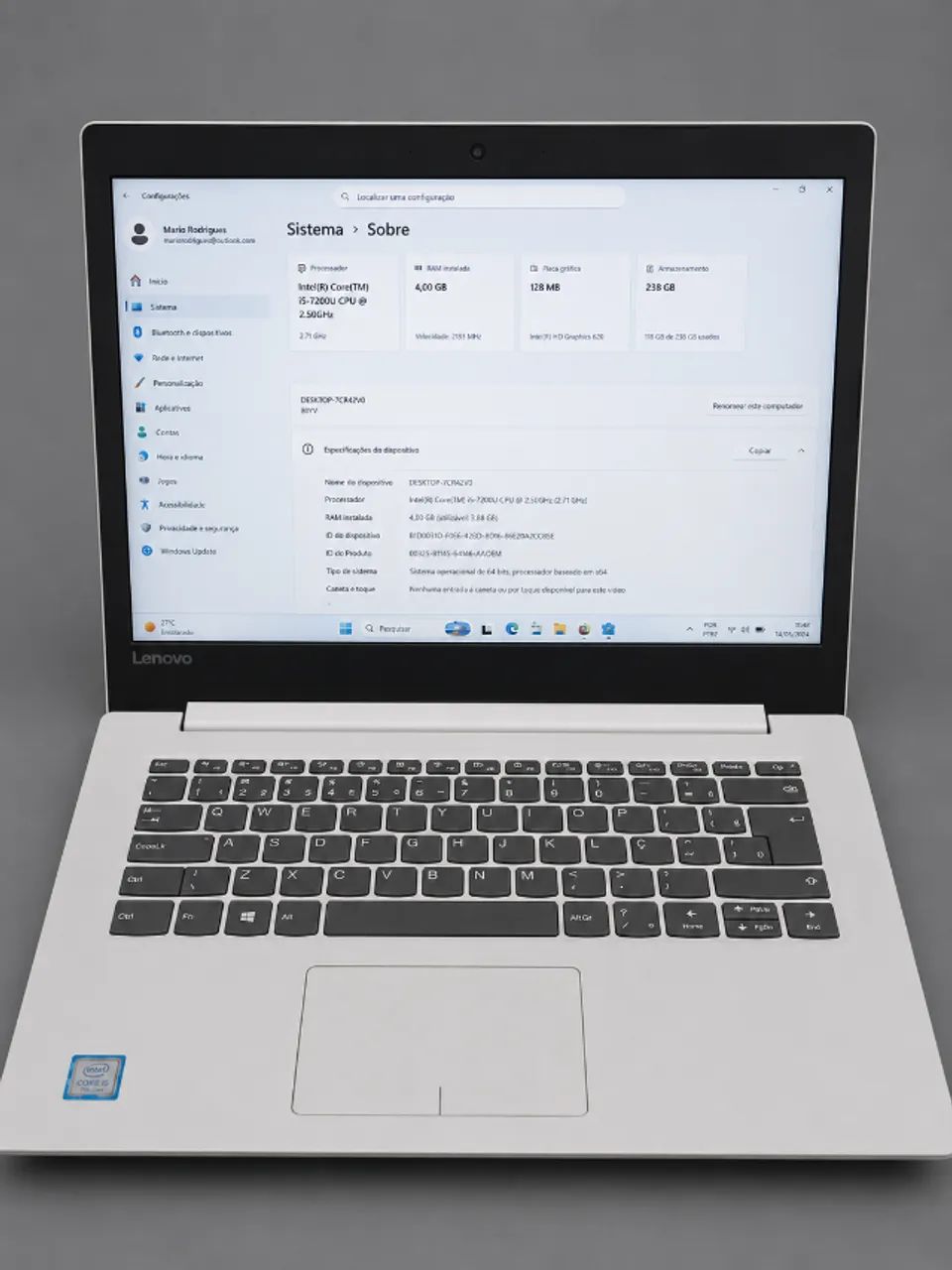 Notebook i5 Lenovo 80YF - Foto 3