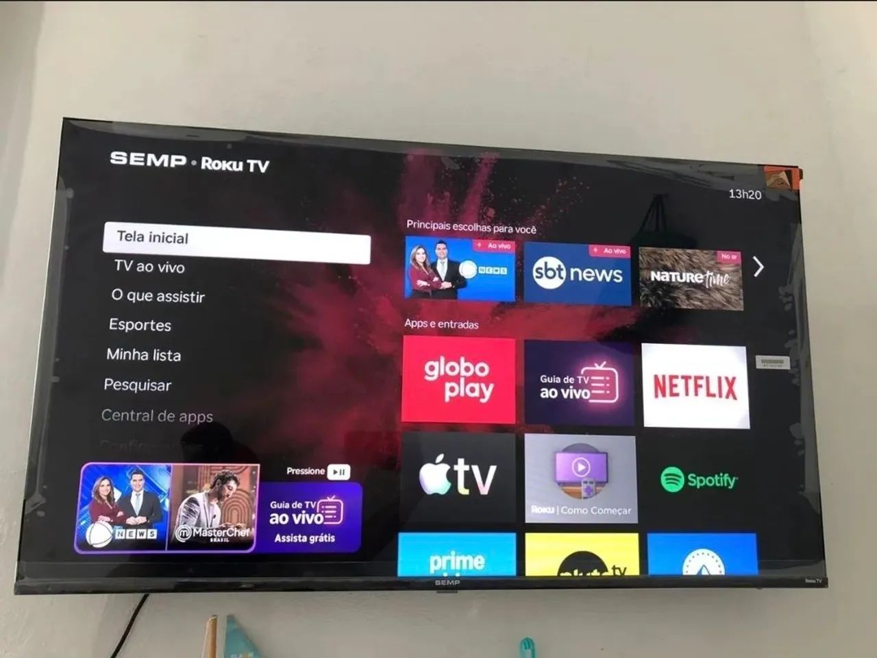 Smart TV ROKU TV de 43 polegadas 