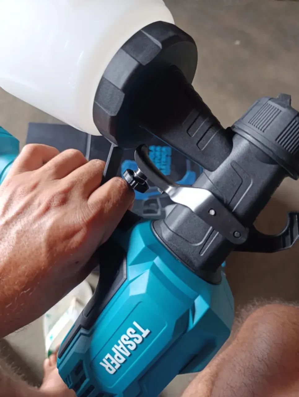 Pulverizador de Tinta Compressor Elétrico Para Pintura Profissional 500w C/ Bico de Metal