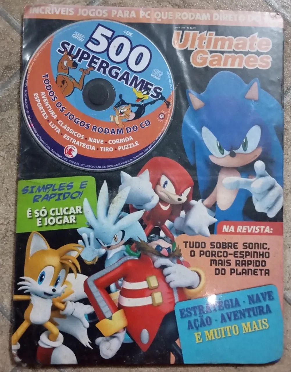 Revista Ultimate Games Ano 2 Nº 22 ( Lacrada ) 