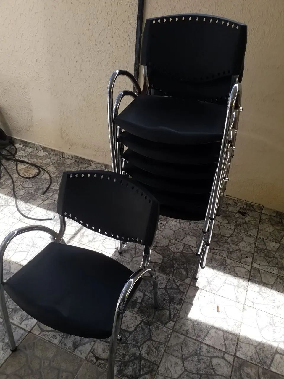 KIT 8 CADEIRAS DE ESCRITÓRIO  - Foto 5
