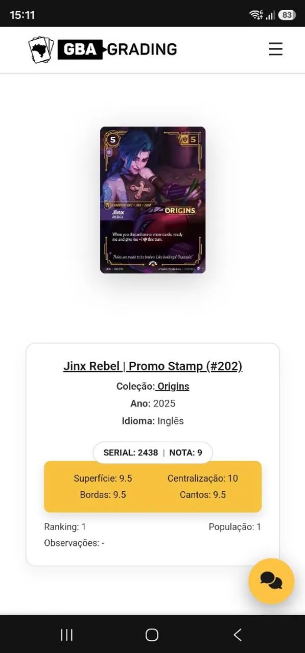 Riftbound Jinx Promo GBA9