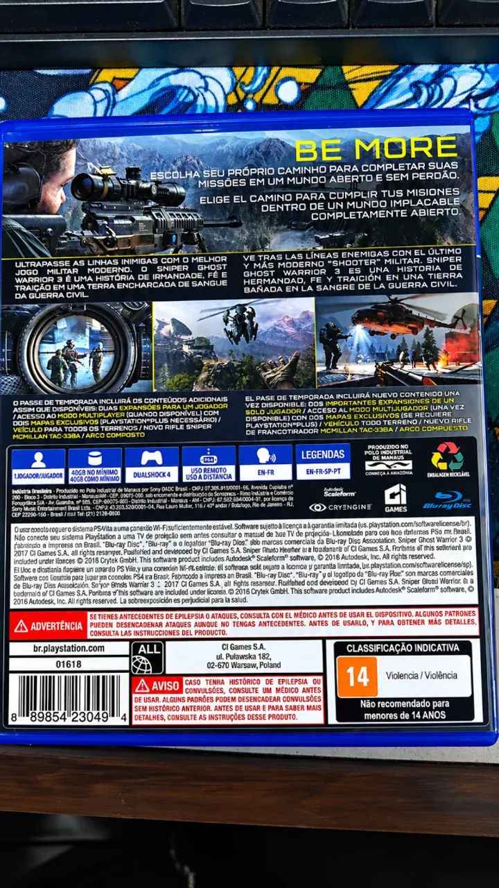 SNIPER GHOST WARRIOR 3 ? PS4 - Foto 2