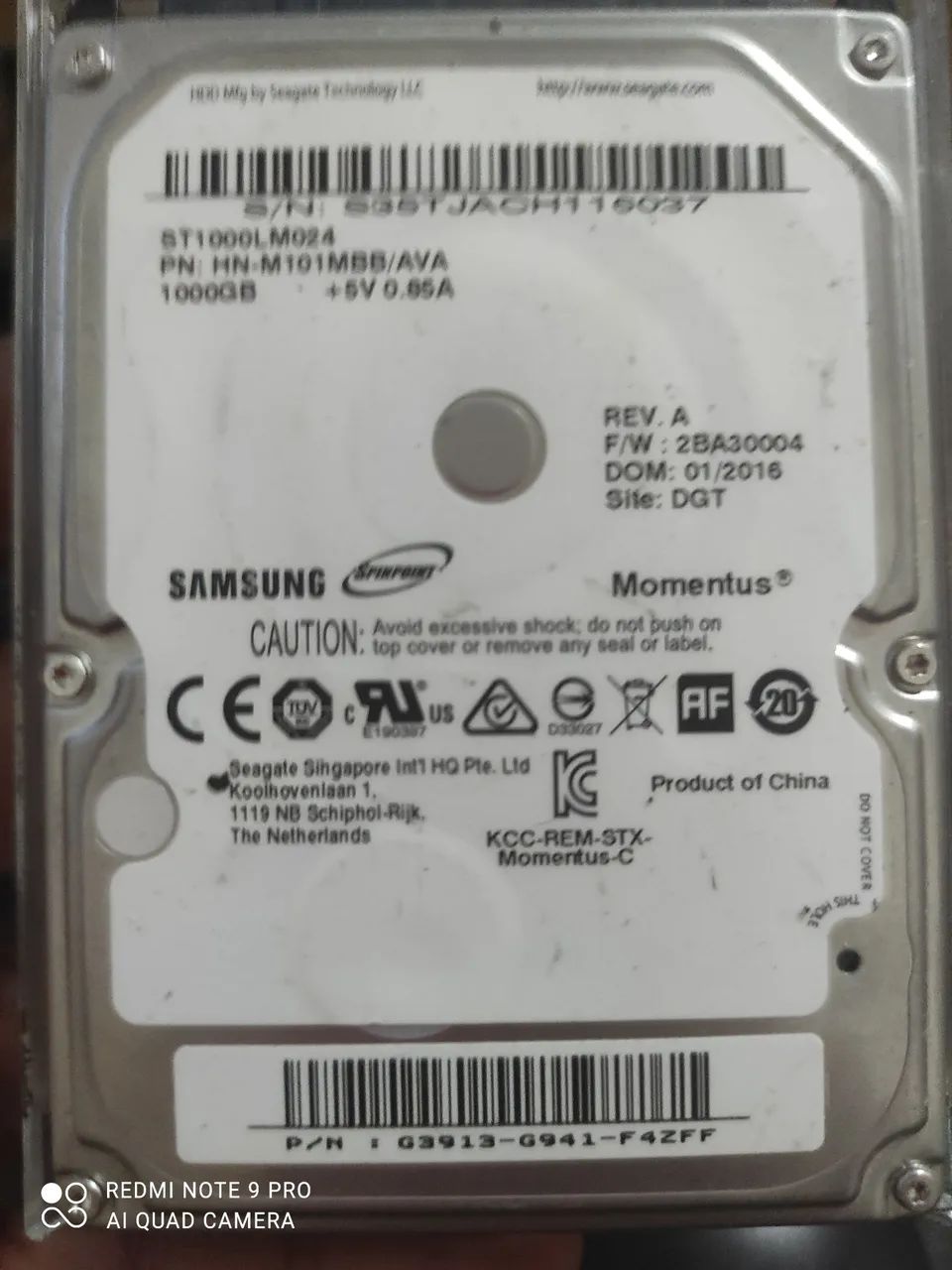 HD 1TB SAMSUNG 