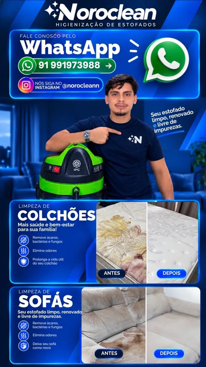 Higienização de estofados