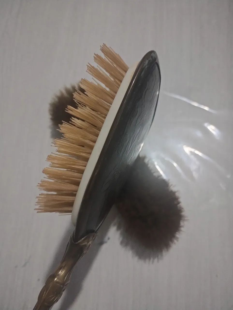 Kit Escovas vintage cabelo e sapato - Foto 5