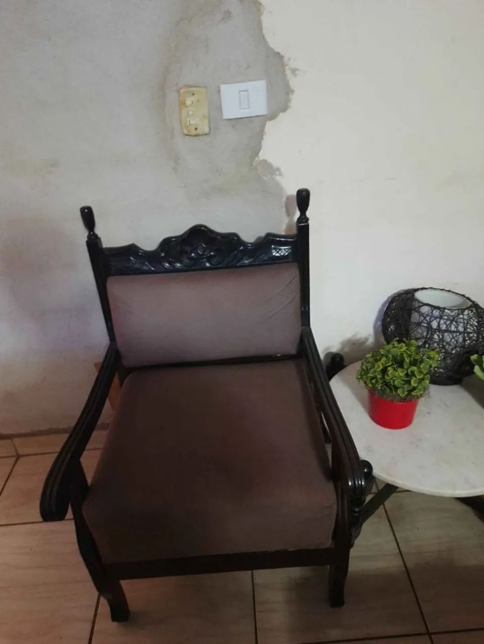 Jogo de sofá antigo  - Foto 4