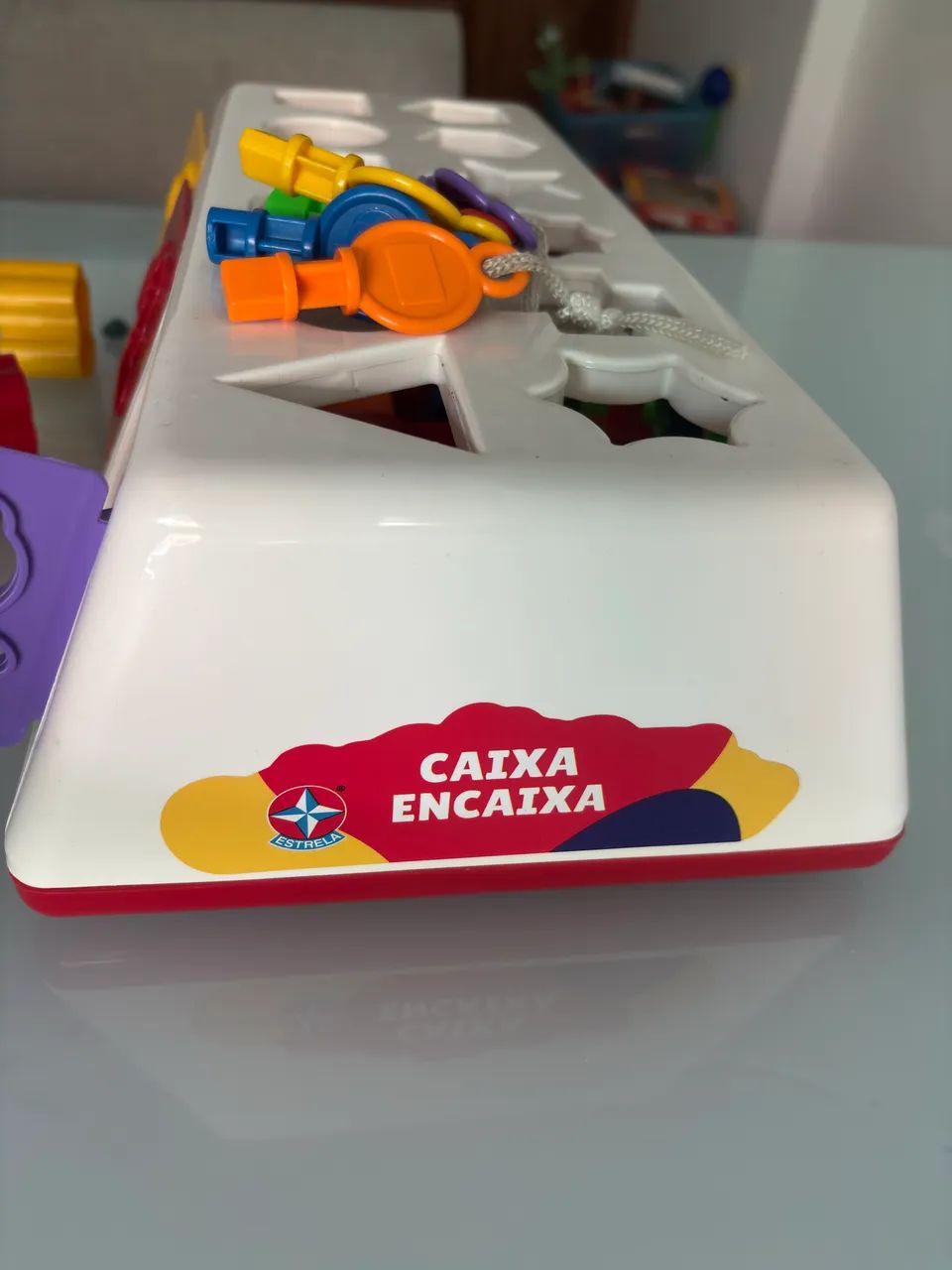 Brinquedo Caixa encaixa Estrela