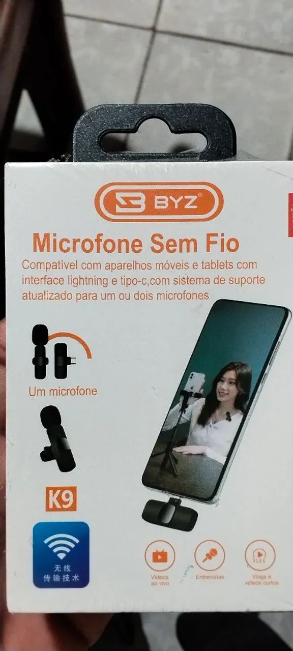 Microfone Sem Fio Lapela 