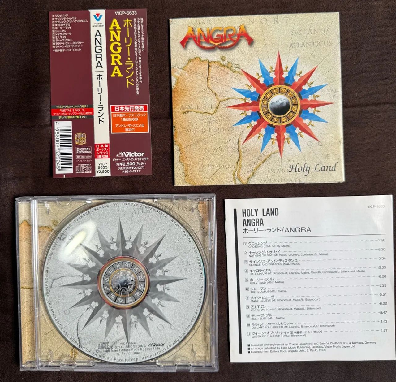CD Angra - Holy Land - Japonês  - Foto 2