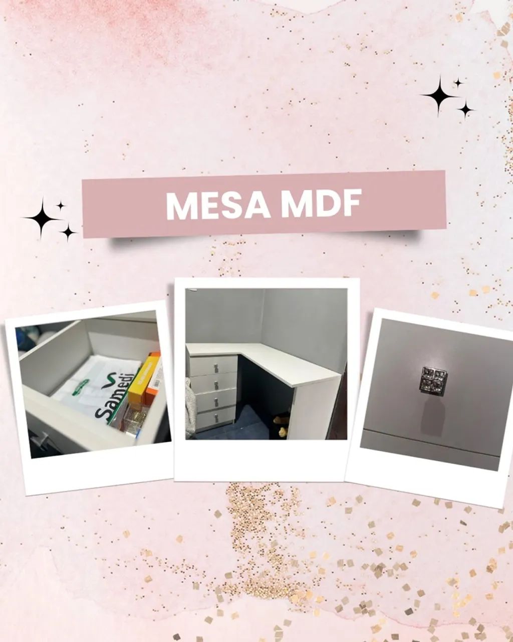 Mesa em mdf 