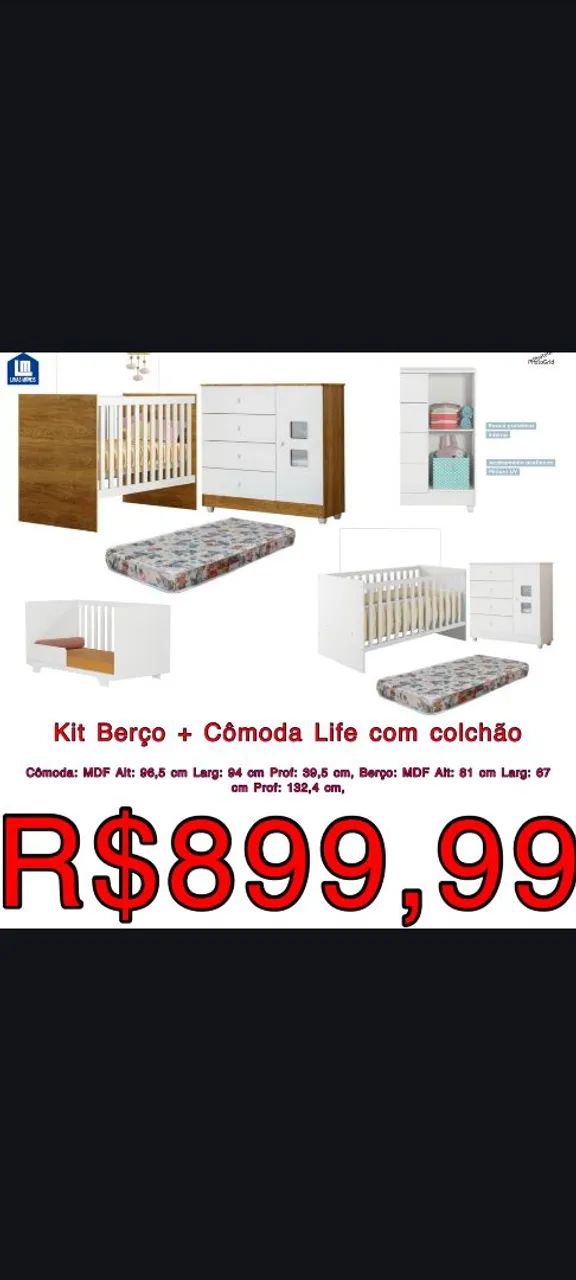 Kit Quarto bebê Completo 