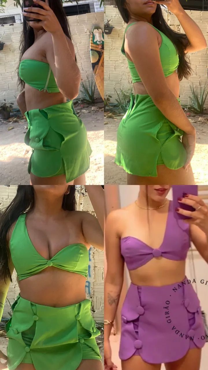 Conjunto verde. Veste 34/36