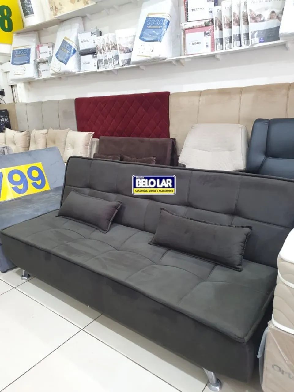 Sofá cama 3 em 1 Perola - Foto 2