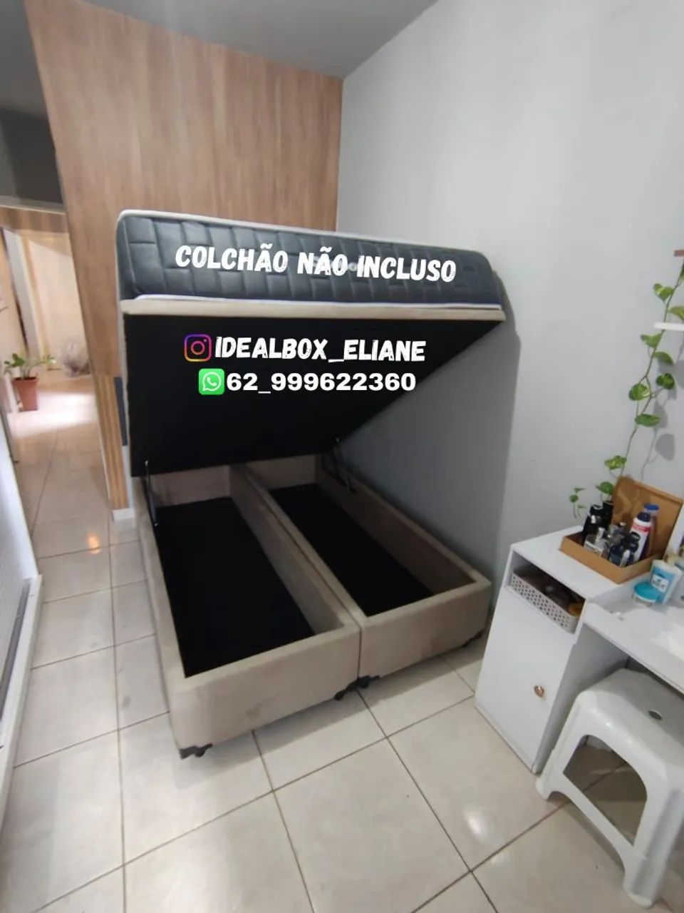 Box baú casal bipartido com PREÇO de FÁBRICA.. - Foto 3