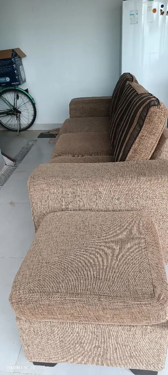 Sofá de três lugares, com almofadas lavável  - Foto 3