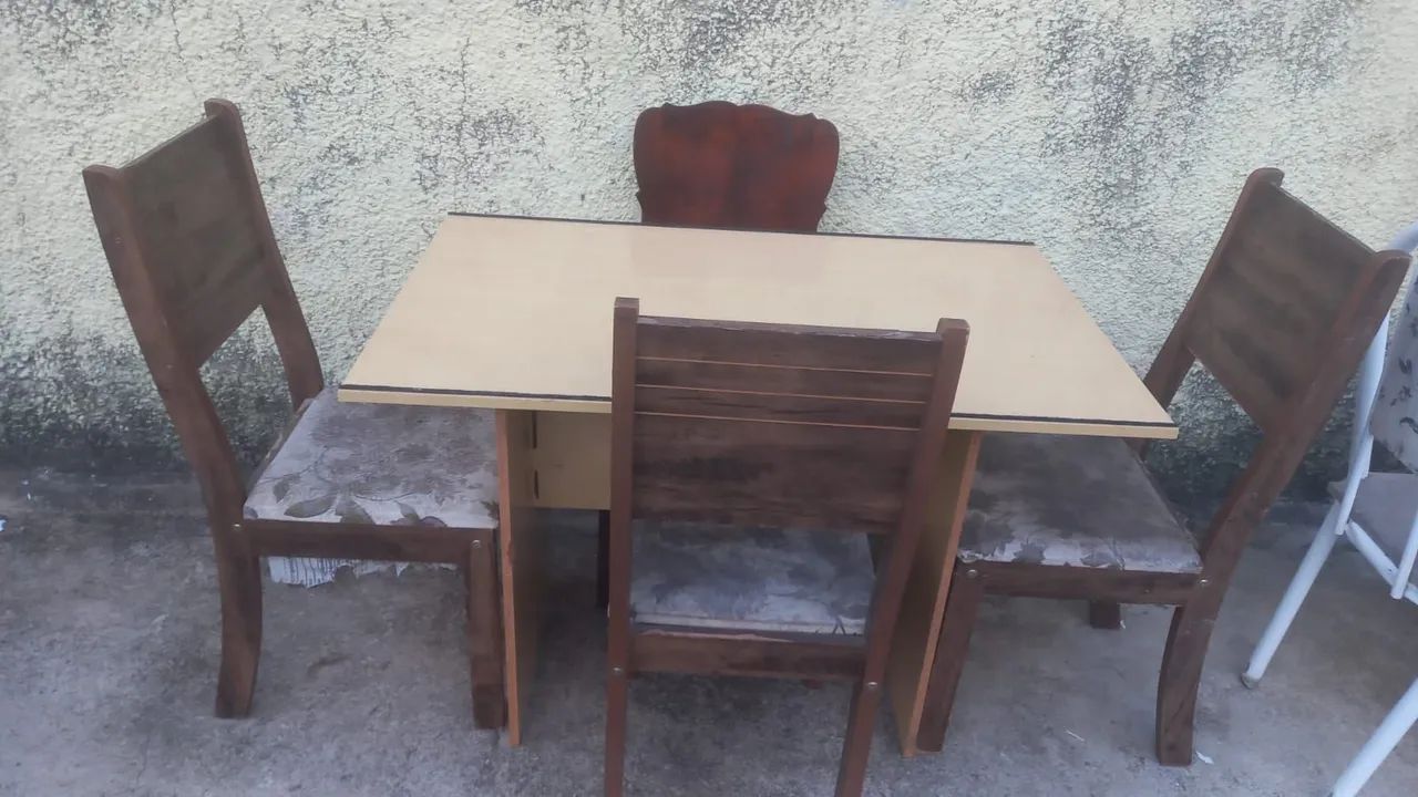 Mesas para sala jantar 4 cadeiras $350 cada  - Foto 3