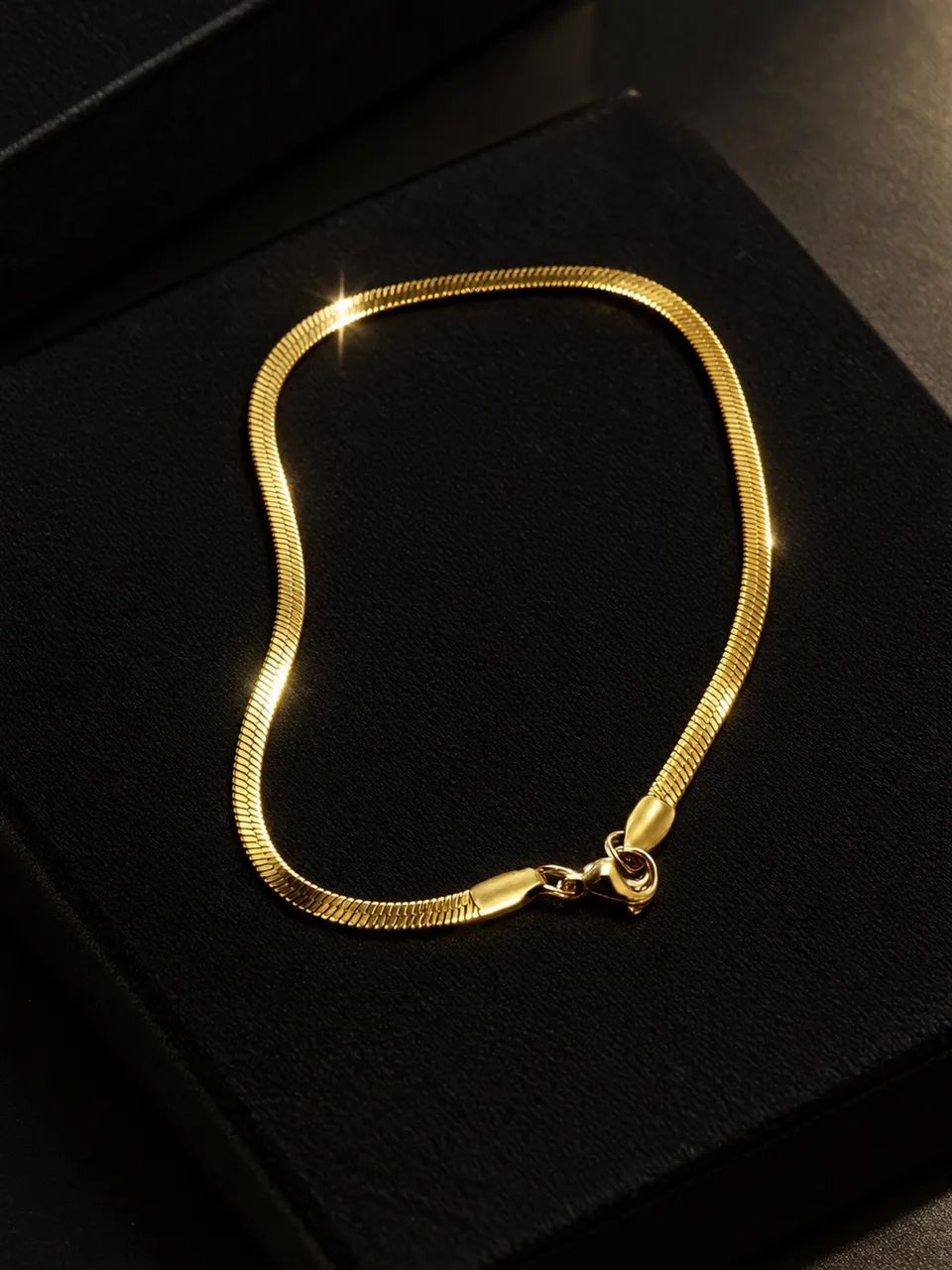 pulseira banhada a ouro