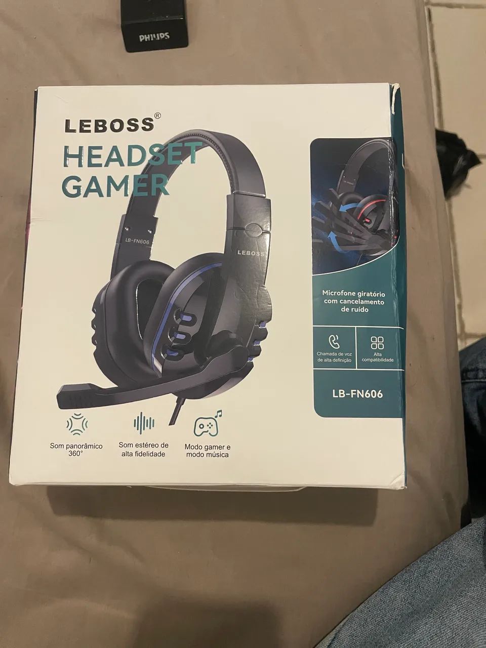 Fone gamer na caixa  - Foto 3