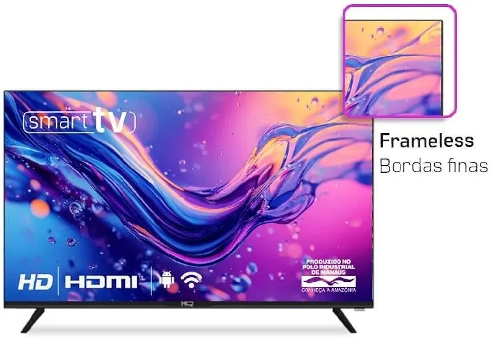 Smartv Android TV 32 polegadas FAÇO ENTREGA  - Foto 3