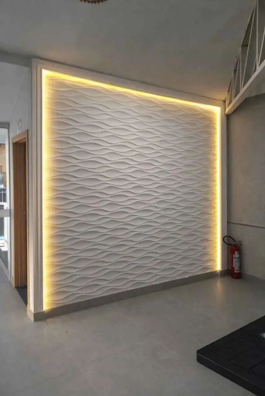 Placa de gesso 3D e instalação  - Foto 5