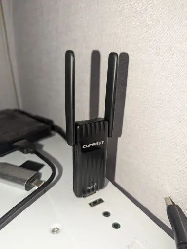 Adaptador bluetooth e wi-fi 6 para computador 