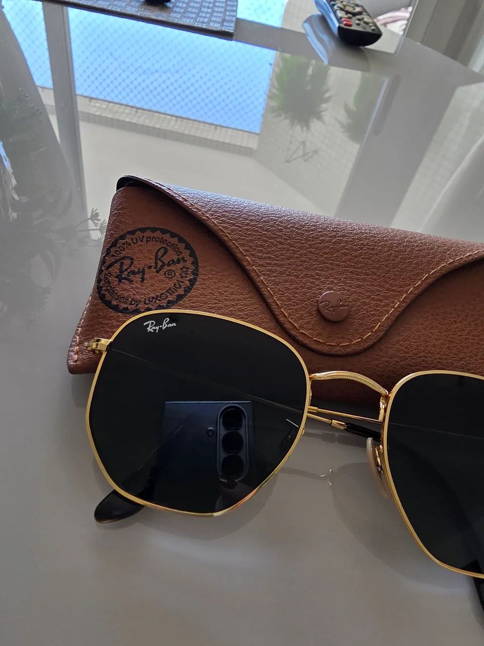 Ray-ban hexagonal sem detalhes. - Foto 2