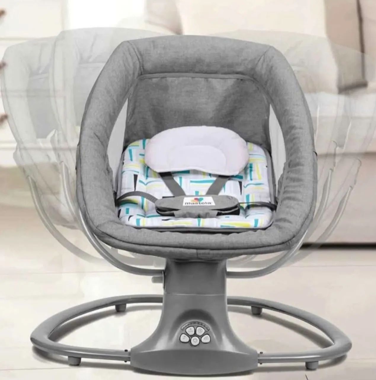 Cadeira de Balanço Bebê Mastela Techno 3 em 1 Automática Com Bluetooth - Foto 2