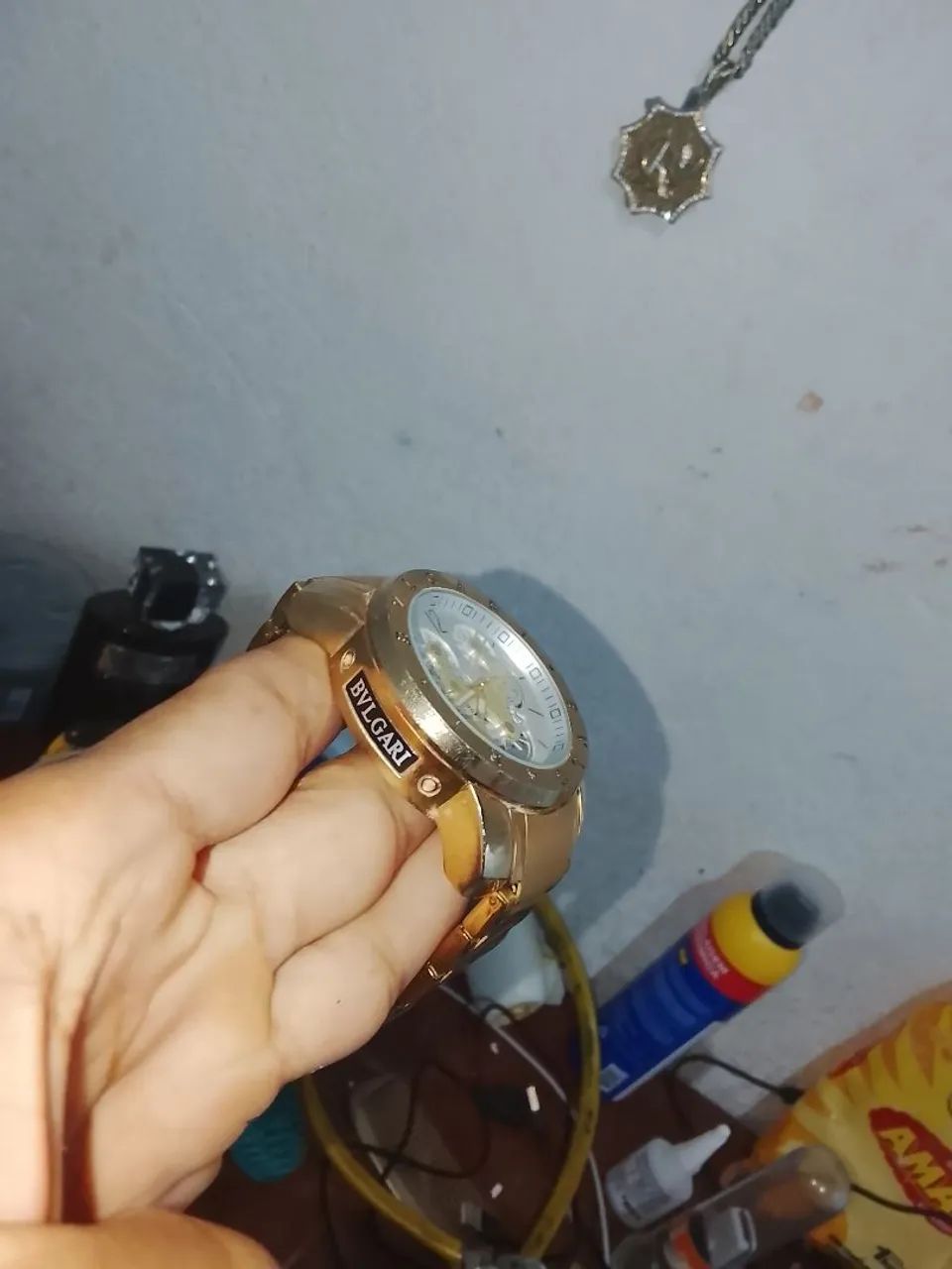 ? RELÓGIO ESTILO BVLGARI ? MODELO DOURADO - Foto 3