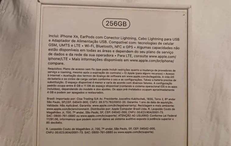 Apple Iphone XR 256 Gbytes - Foto 3
