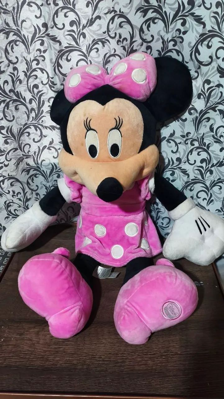 Pelúcia Minnie Rosa Original Disney - Foto 4