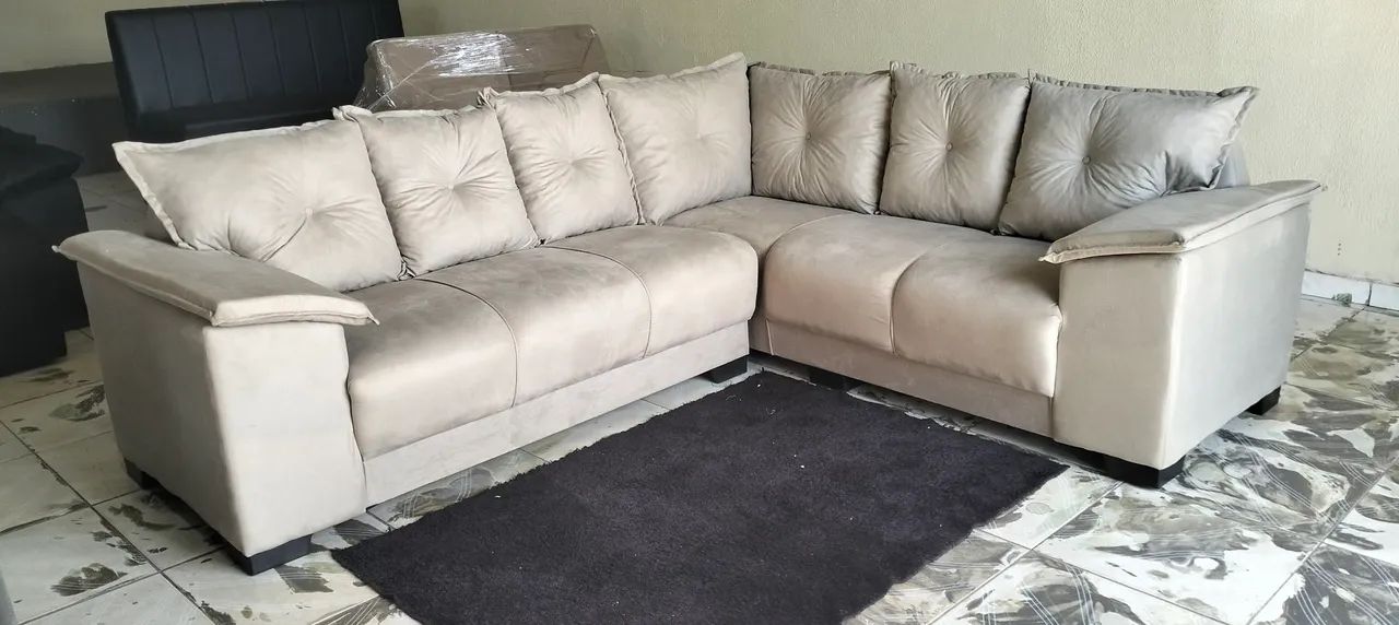 Sofá de canto novo disponível pronta entrega 