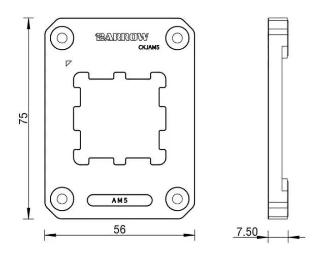 Suporte Para CPU AM5 Barrow - Foto 2