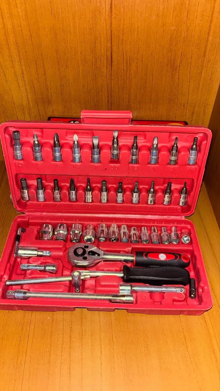 Kit ferramentas com 46 pçs