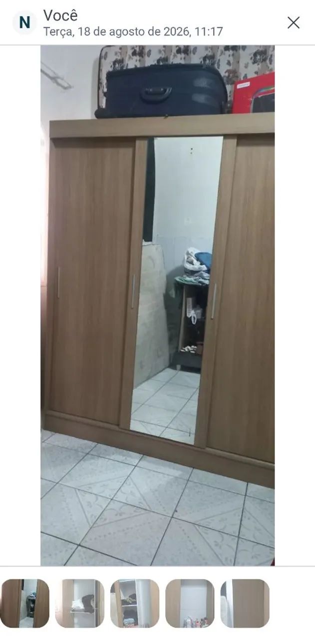 VENDO Guarda Roupas Solteiro semi novo! - Foto 5