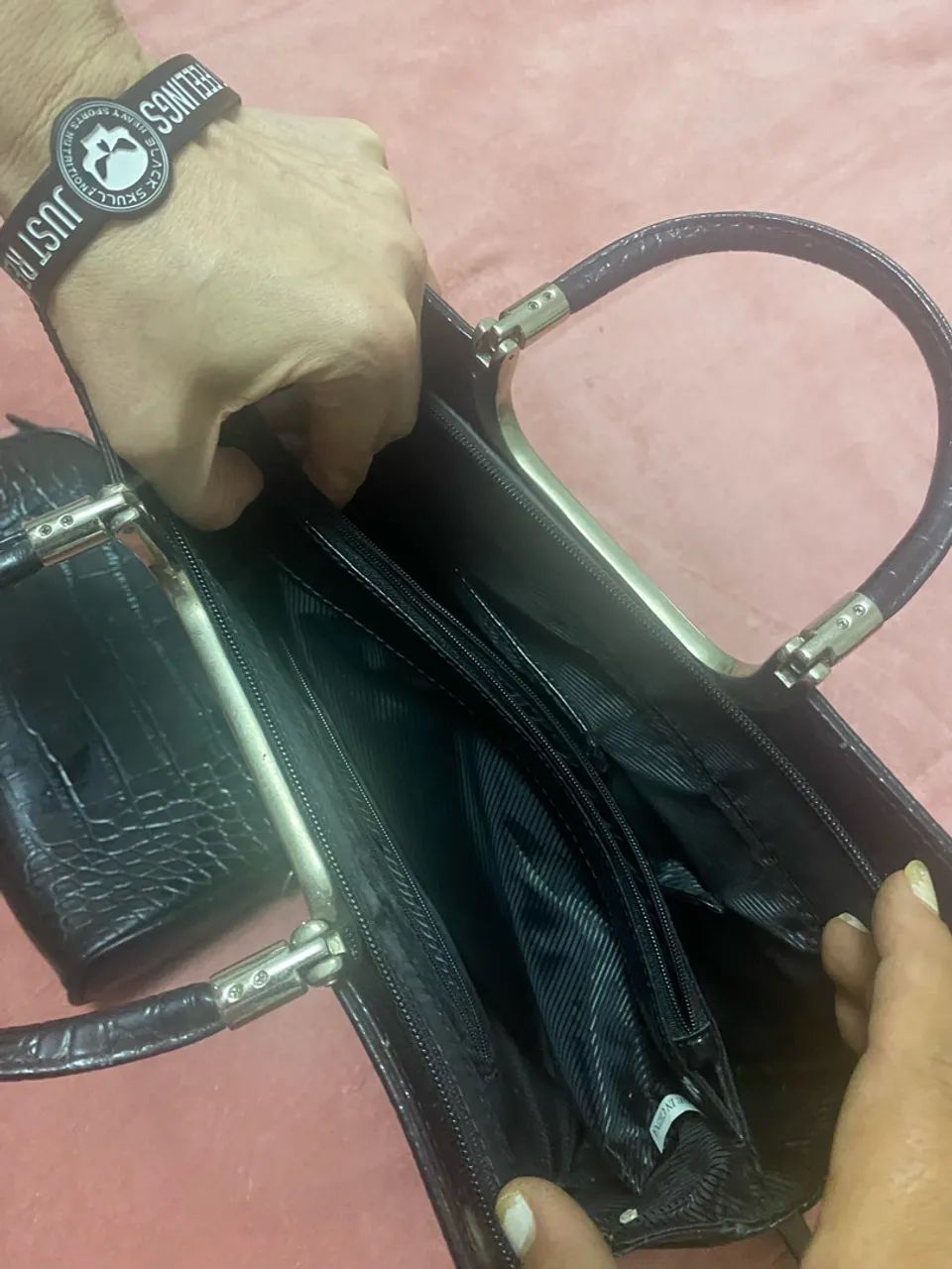 Conjunto de bolsas preta  - Foto 3