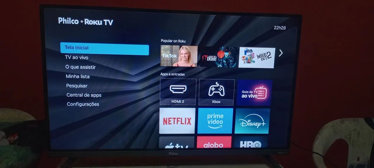 Tv Smart Roku Philco 32 polegadas