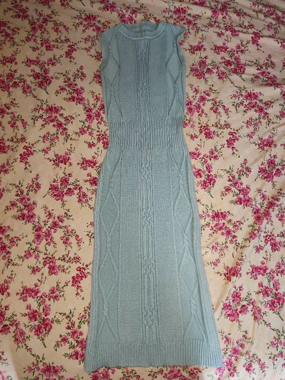 Vestido tricô 