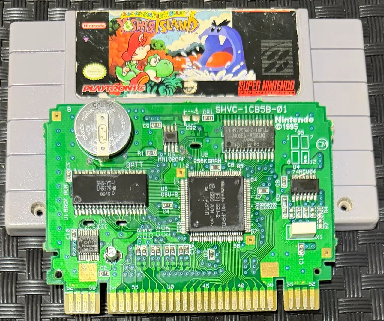 Yoshi?s Island SNES Original Playtronic Super Nintendo - Jogos de