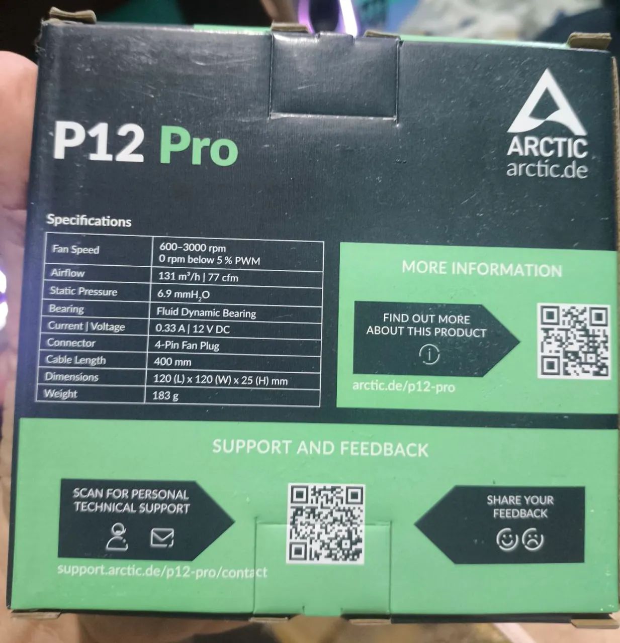 Arctic P12 Pro 120mm - Foto 2