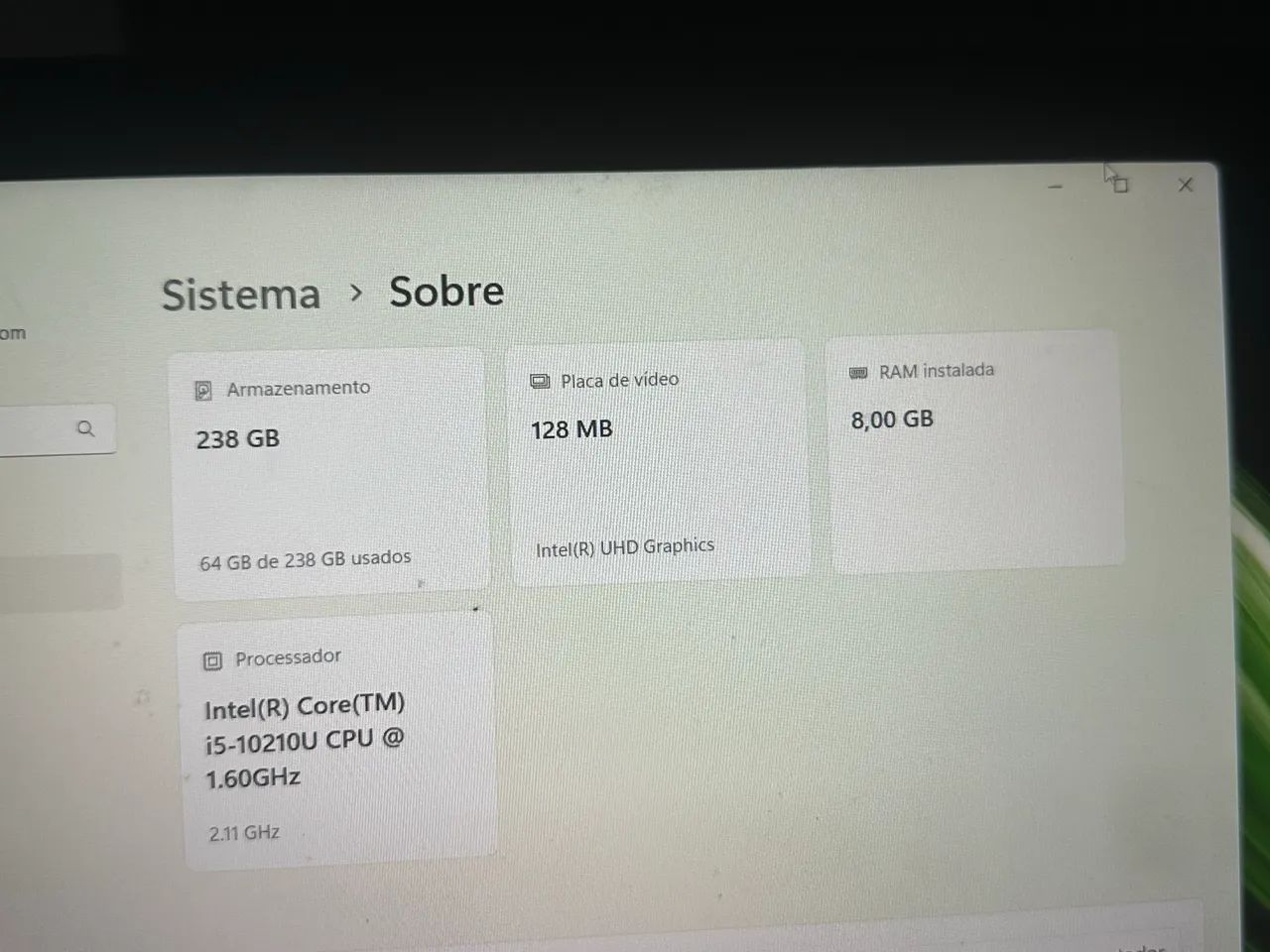 Notebook Acer Aspire 5 i5 10ª Geração | 8GB RAM | SSD 256GB | Impecável - Foto 4