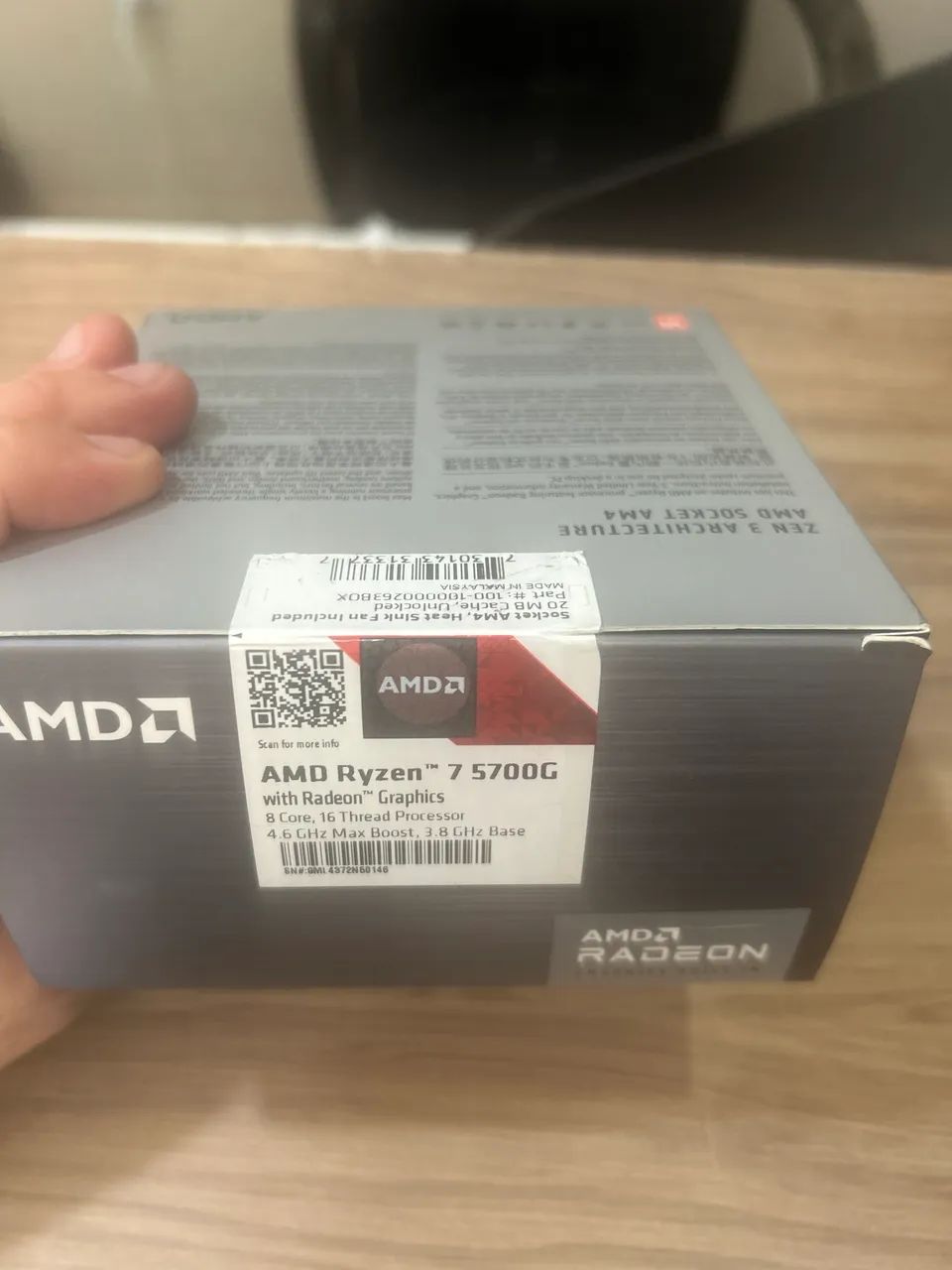 PROCESSADOR RYZEN 7 5700g  - Foto 2