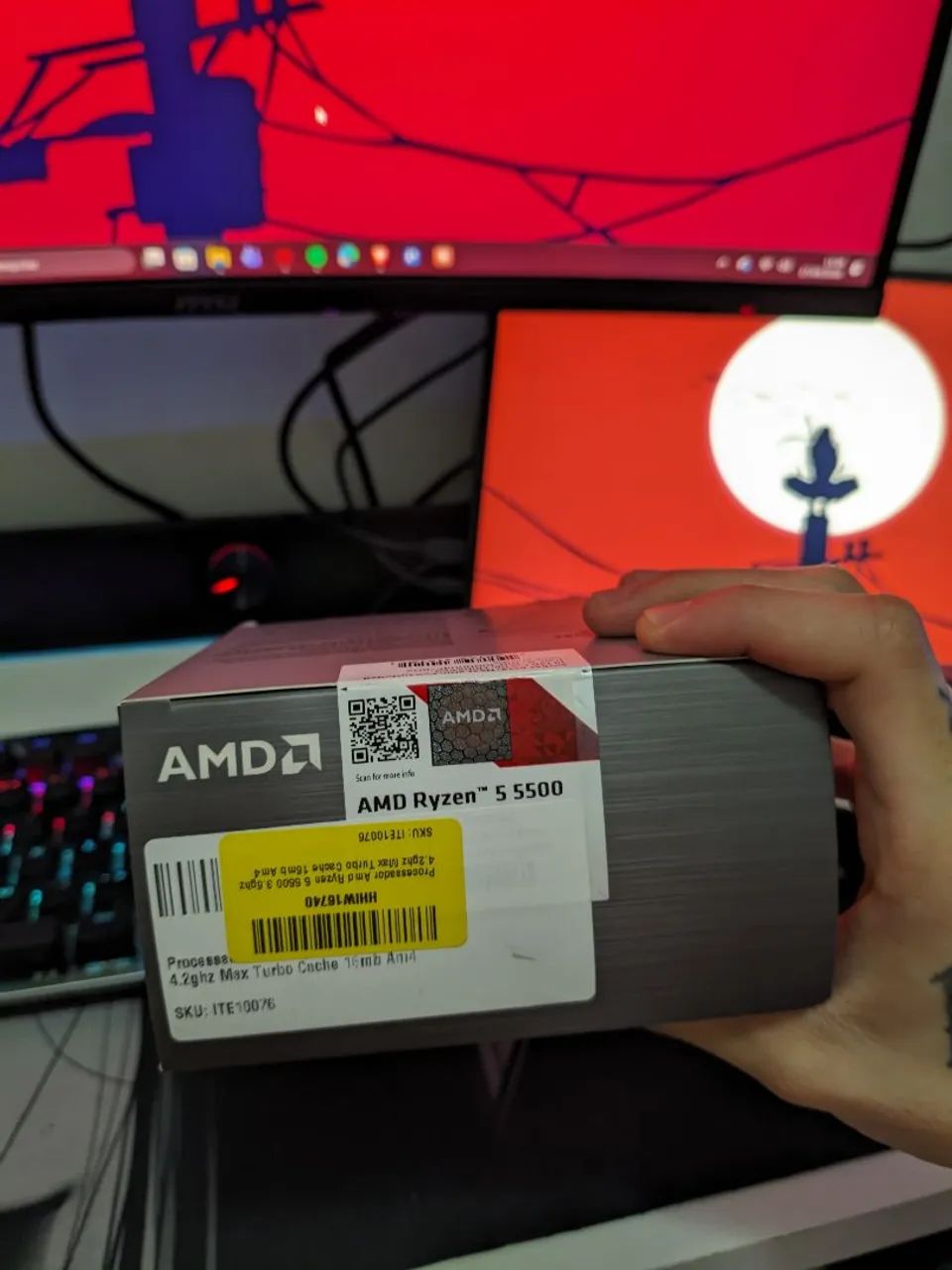 Processador Ryzen 5 5500 Lacrado - Foto 2