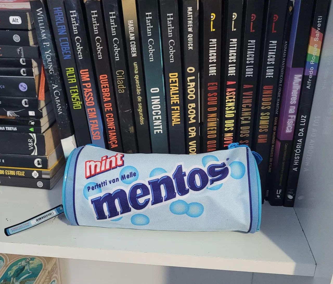 Kit Escolar Estojo Caderno e Canetas MENTOS - Foto 4
