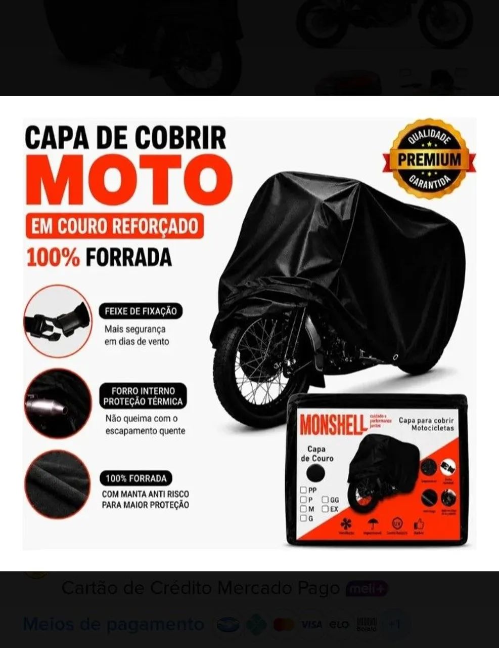 Capa para moto  - Foto 3