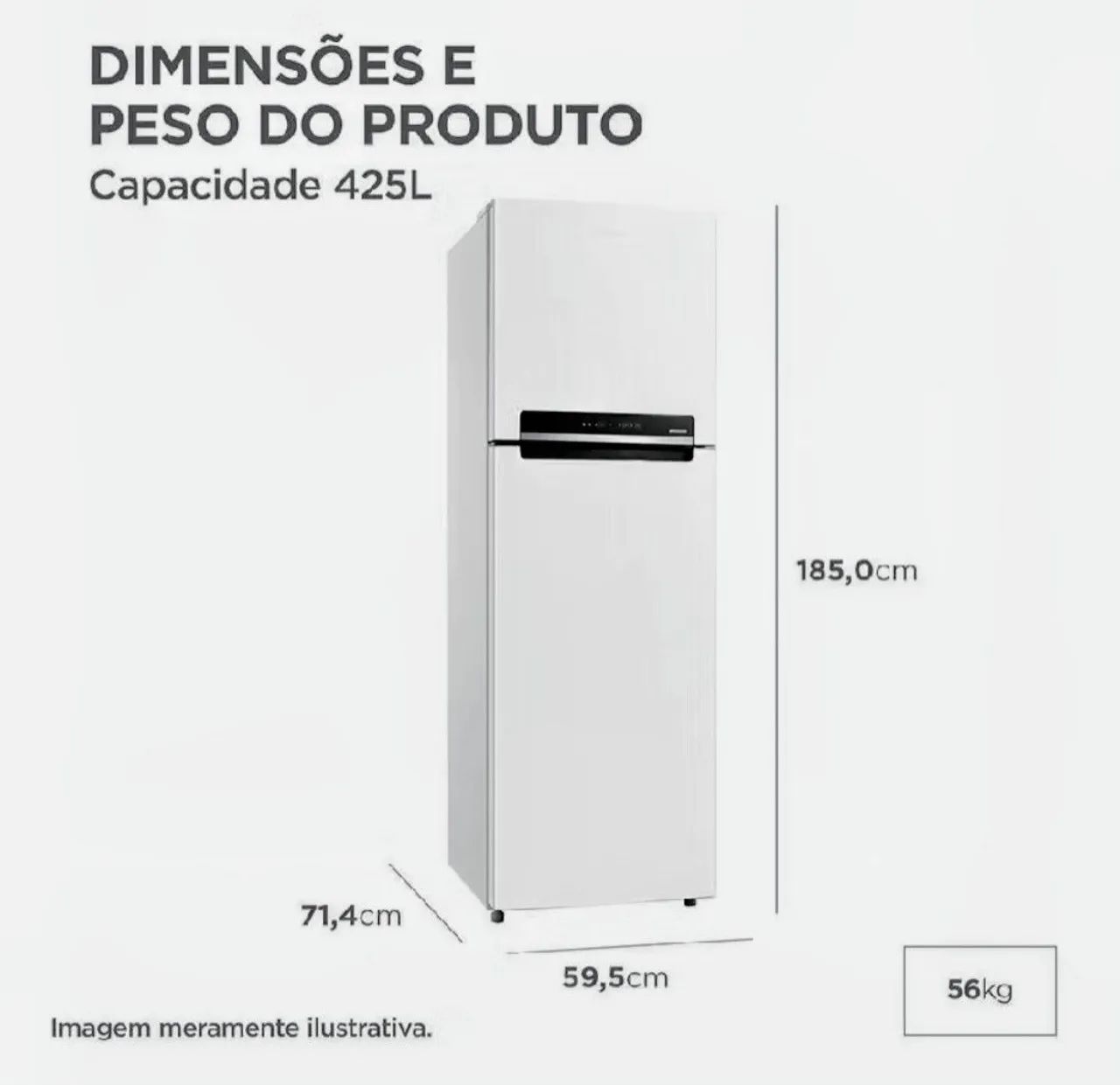 Geladeira Midea 425l - Foto 3