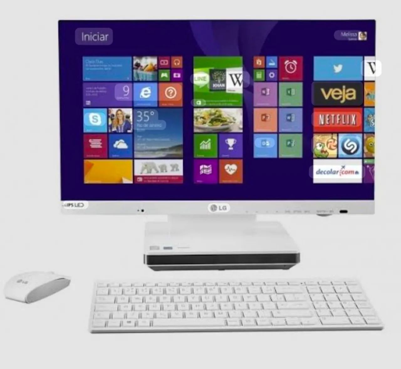 Computador LG All in one